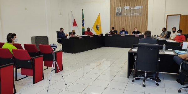 Poder Legislativo Municipal reuniu-se para reunião Ordinária.