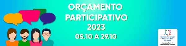 LEVANTAMENTO DE PROJETOS PARA O ORÇAMENTO MUNICIPAL DO EXERCÍCIO DE 2023