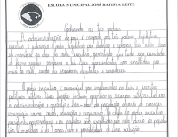 Alunos dos 5º anos fizeram redação com o tema “Cidadania e os Três Poderes”