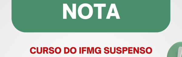 Curso do IFMG suspenso