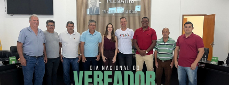 01 de outubro - Dia do Vereador